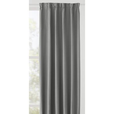 1+1 Gratis Leen Bakker - Gordijn Sam - 100% Verduisterend - 140x280 Cm (1 Stuk) - Polyester - Grijs
