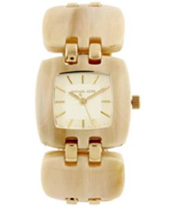 Horlogeband Michael Kors MK4256 Kunststof/Plastic Beige 20mm