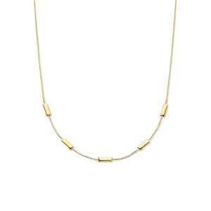 Ketting Staafjes geelgoud 42-44 mm