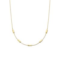 Ketting Staafjes geelgoud 42-44 mm