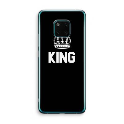 King zwart: Huawei Mate 20 Pro Transparant Hoesje