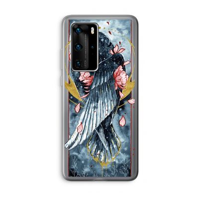 Golden Raven: Huawei P40 Pro Transparant Hoesje