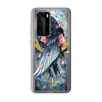 Golden Raven: Huawei P40 Pro Transparant Hoesje