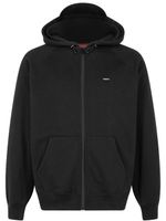 Supreme hoodie en coton à logo en jacquard - Noir