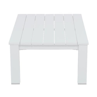 Lincoln lounge tafel 140x70 mat wit - Garden impressions