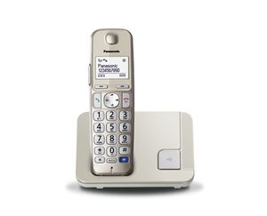 Panasonic KX-TGE210 DECT-telefoon Nummerherkenning Champagne