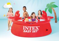 Intex Happy Crab Easy Set Pool kinderzwembad Opblaasbaar zwembad - thumbnail