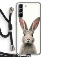 Daisy: Samsung Galaxy S21 Transparant Hoesje met koord