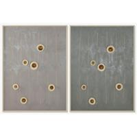 Schilderij Home ESPRIT Groen Beige Modern 90 x 3,5 x 120 cm (2 Stuks)