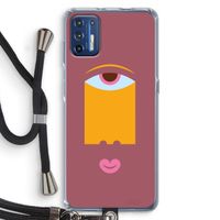 Mono V: Motorola Moto G9 Plus Transparant Hoesje met koord