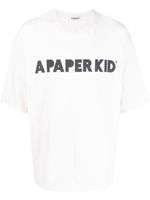 A Paper Kid t-shirt en coton à logo imprimé - Tons neutres - thumbnail