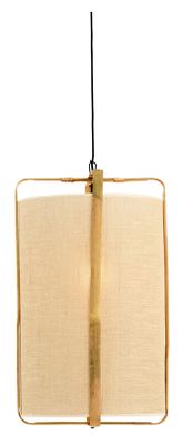 Light & Living Hanglamp 'Sendai' Jute en Bamboe, 37cm, kleur Naturel