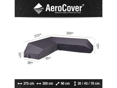 Loungeset platformhoes rechts 375x300x90xH30/45/70 cm - Aerocover
