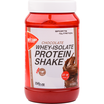 Wcup - whey isolate protein shake chocolade 600 gram