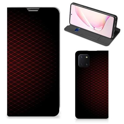 Samsung Galaxy Note 10 Lite | Hoesje met Magneet | Geruit Rood