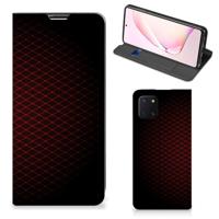 Samsung Galaxy Note 10 Lite | Hoesje met Magneet | Geruit Rood