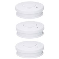 Grundig set van 3x stuks optische rookmelders wit 10 x 3 cm