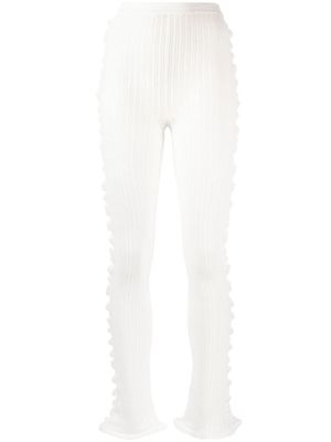 Acne Studios legging en crochet - Blanc