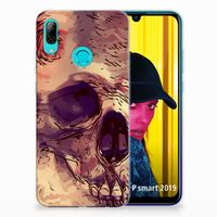 Silicone Back Case Huawei P Smart 2019 Skullhead