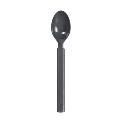Duni kunststof lepels granite 17cm 6st