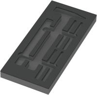 Wera 9882 Schuimrubberen inzetstuk voor hamers Set 1, zonder gereedschap, 172 x 30 x 392 mm - 05137382001