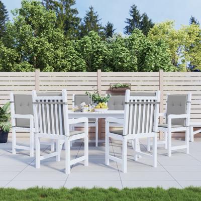 VidaXL Tuinstoelkussens 6 st oxford stof grijs