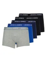 Jack & Jones  5-Pack heren boxershorts - Plain