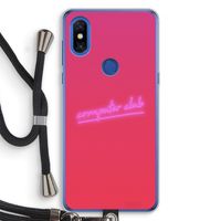 Vice Glow: Xiaomi Mi Mix 3 Transparant Hoesje met koord