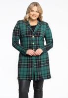 Yoek Blazer lang TARTAN | Groen | Maat 54/56