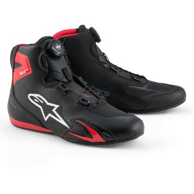 ALPINESTARS Celer Shoes, Motorschoenen heren, Zwart-Helder Rood