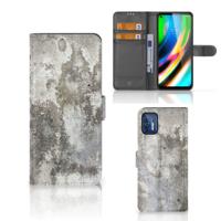 Motorola Moto G9 Plus | Bookcase | Beton Print