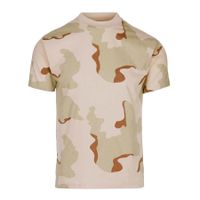 T-shirt korte mouw desert camouflage print 3XL  - - thumbnail