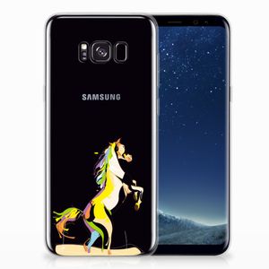 Samsung Galaxy S8 Plus Telefoonhoesje met Naam Horse Color