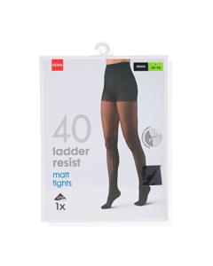 HEMA Panty Anti-ladder 40denier Zwart (zwart)
