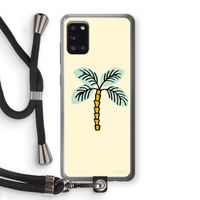 Palmboom: Samsung Galaxy A31 Transparant Hoesje met koord