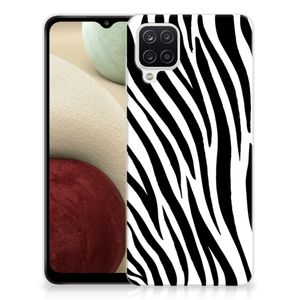 Samsung Galaxy A12 TPU Hoesje Zebra