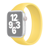 Solo Loop Link serie bandje - Maat: M - Geel - Geschikt voor Apple Watch 38mm / 40mm / 41mm