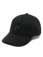 Moncler casquette à patch logo - Noir