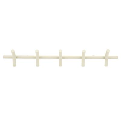 By-Boo Kapstok 'Matto' Met 5 haken, kleur Beige
