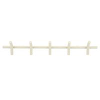 By-Boo Kapstok 'Matto' Met 5 haken, kleur Beige