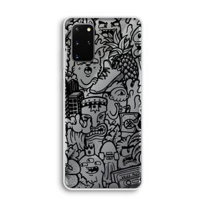 Vexx Black Mixtape: Samsung Galaxy S20 Plus Transparant Hoesje