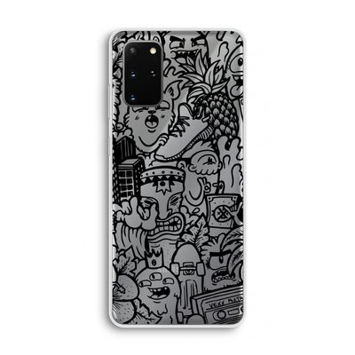 Vexx Black Mixtape: Samsung Galaxy S20 Plus Transparant Hoesje