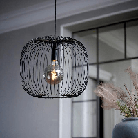 Hanglamp zwart kooi Nordlux beroni 40 met E27 fitting 2213313003