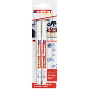 Edding 4085 Krijtmarker Wit 1 mm, 2 mm