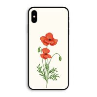 Red poppy: iPhone XS Max Biologisch afbreekbaar hoesje