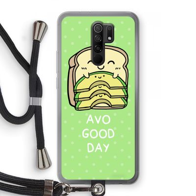 Avo Good Day: Xiaomi Redmi 9 Transparant Hoesje met koord