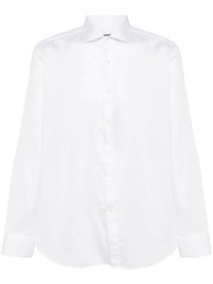 Canali Overhemd met lange mouwen - Wit