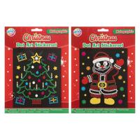 Creative Craft Group Xmas holografische stippen stickerset