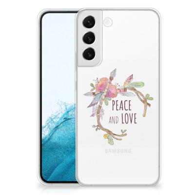 Samsung Galaxy S22 Plus Telefoonhoesje met Naam Boho Text Samsung Galaxy S22 Plus Telefoonhoesje met Naam Boho Text