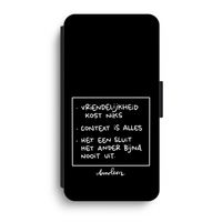 Mijn Motto's: iPhone XR Flip Hoesje
